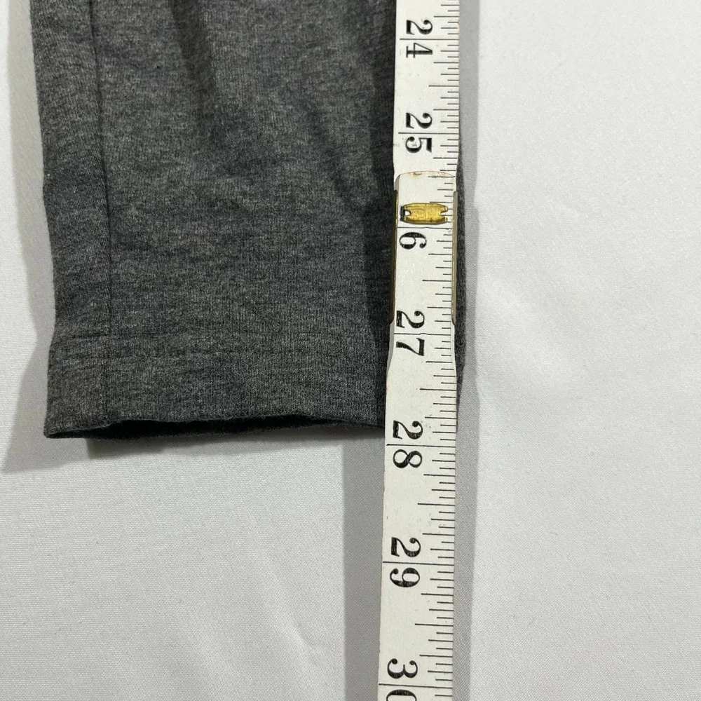 Lands End Leggings Women S/T Gray Starfish Slim Fit Stretch Cotton Blend Pant